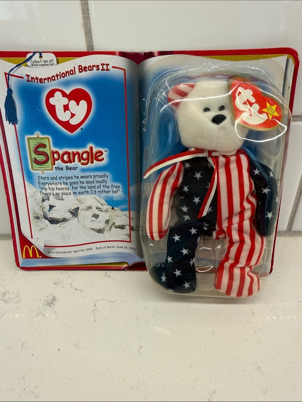 NIP beanie Baby 1999 McDonald’s collection. SPANGLE